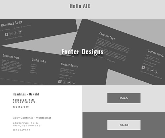 Footer Designs